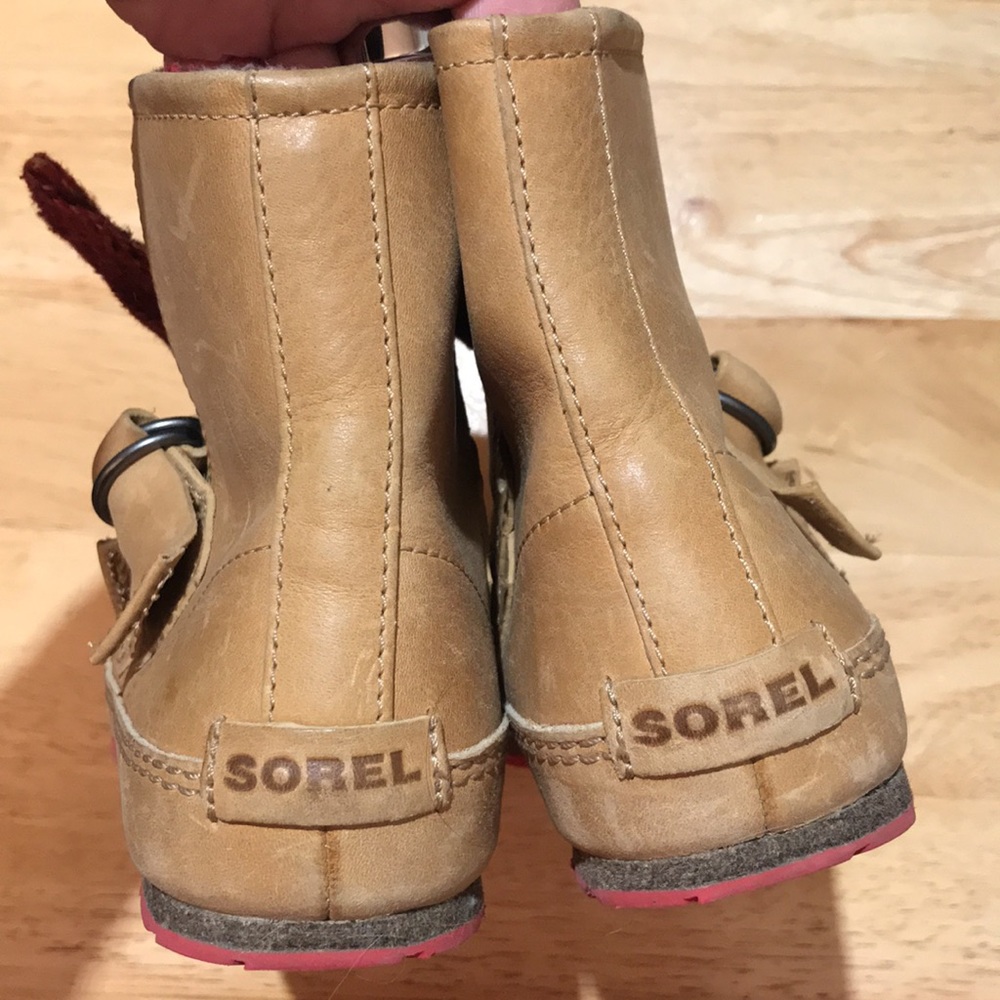 Sorel Yaquina II Boots Red Plaid Wool Size 6.5 - Picture 6 of 11